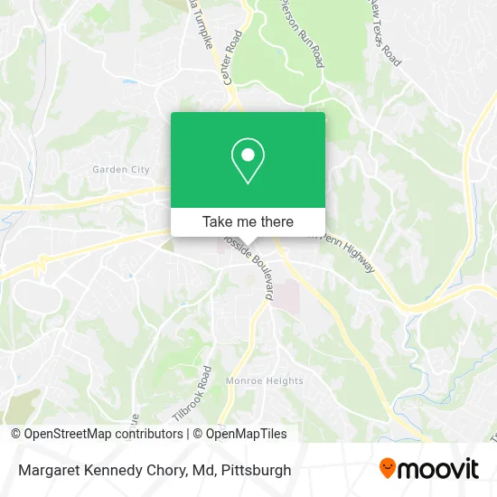 Margaret Kennedy Chory, Md map