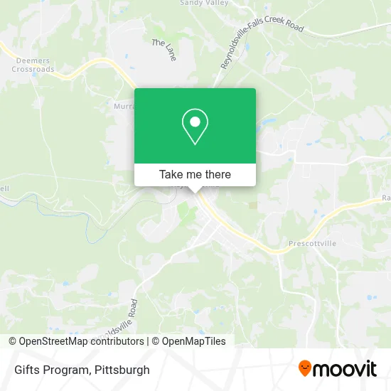 Gifts Program map
