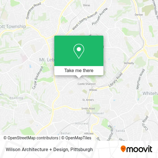 Wilson Architecture + Design map