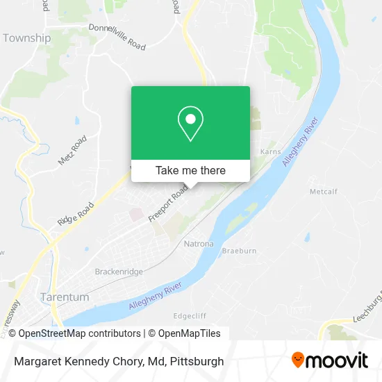 Margaret Kennedy Chory, Md map