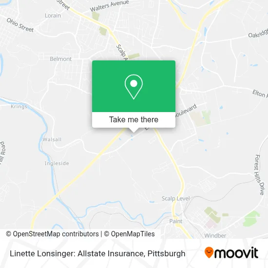 Linette Lonsinger: Allstate Insurance map