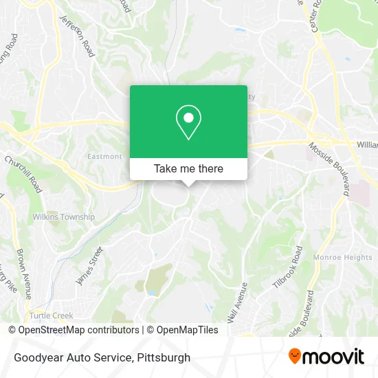 Goodyear Auto Service map