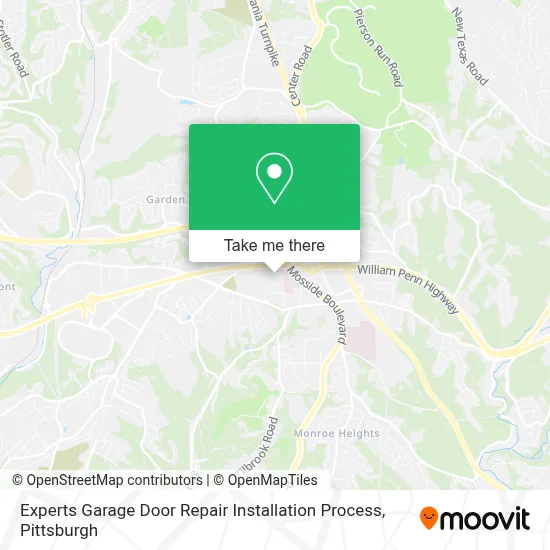 Experts Garage Door Repair Installation Process map