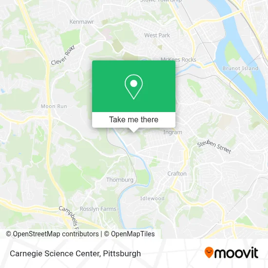 Carnegie Science Center map