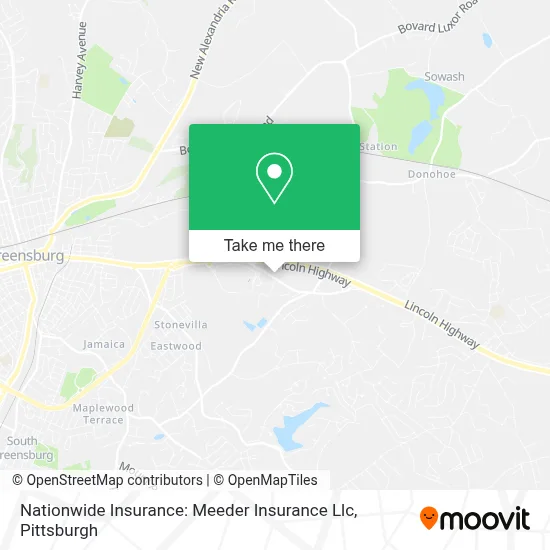 Nationwide Insurance: Meeder Insurance Llc map