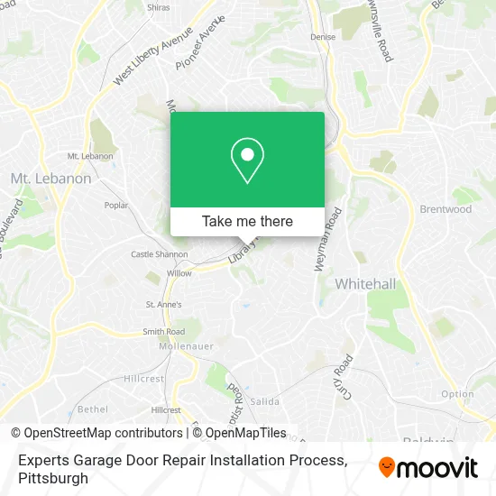 Experts Garage Door Repair Installation Process map