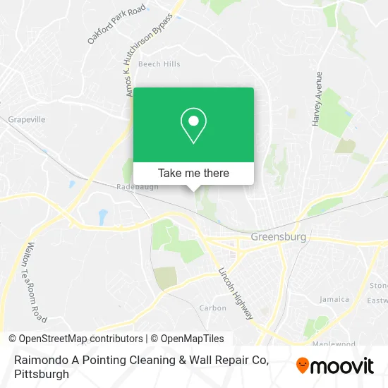 Raimondo A Pointing Cleaning & Wall Repair Co map