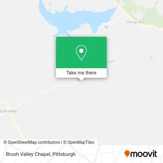 Brush Valley Chapel map