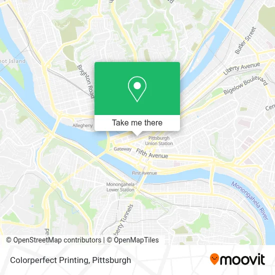 Colorperfect Printing map