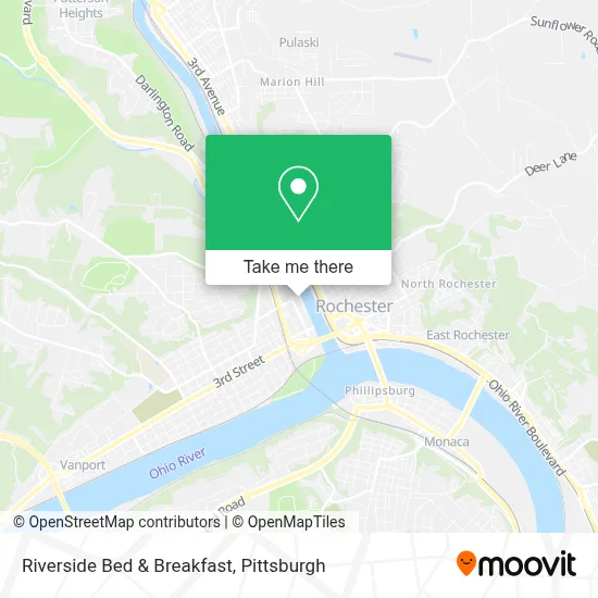 Riverside Bed & Breakfast map