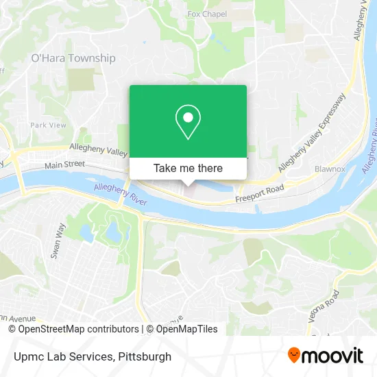 Upmc Lab Services map