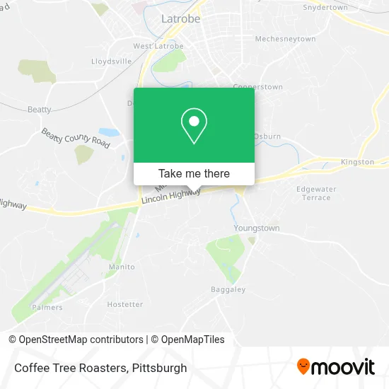 Coffee Tree Roasters map
