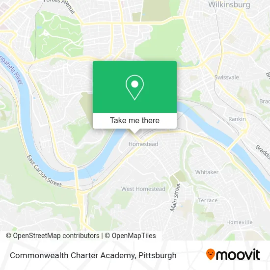 Commonwealth Charter Academy map