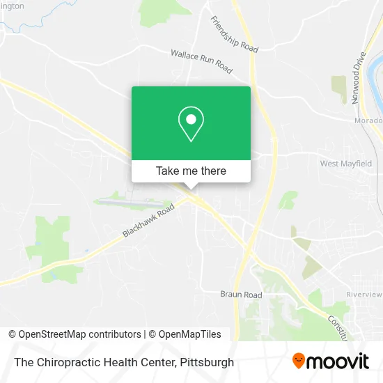The Chiropractic Health Center map