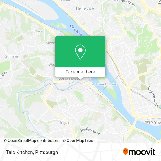 Talc Kitchen map