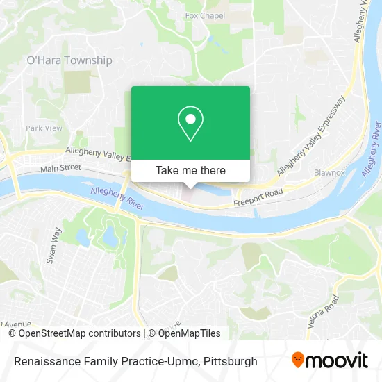 Renaissance Family Practice-Upmc map
