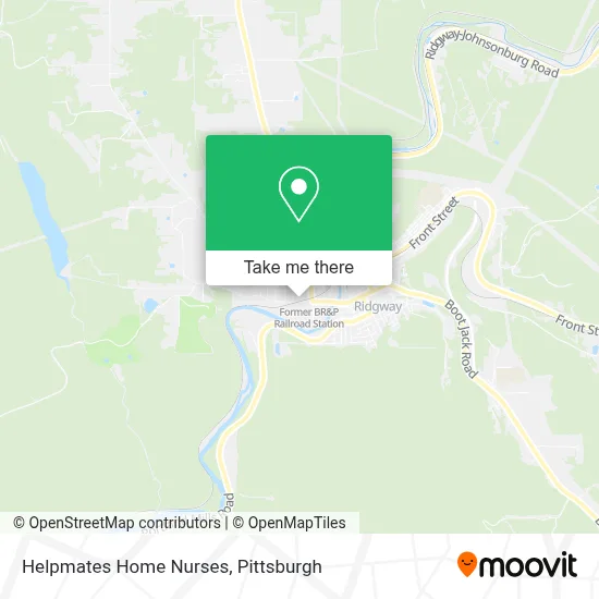 Helpmates Home Nurses map