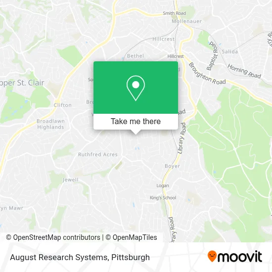 August Research Systems map
