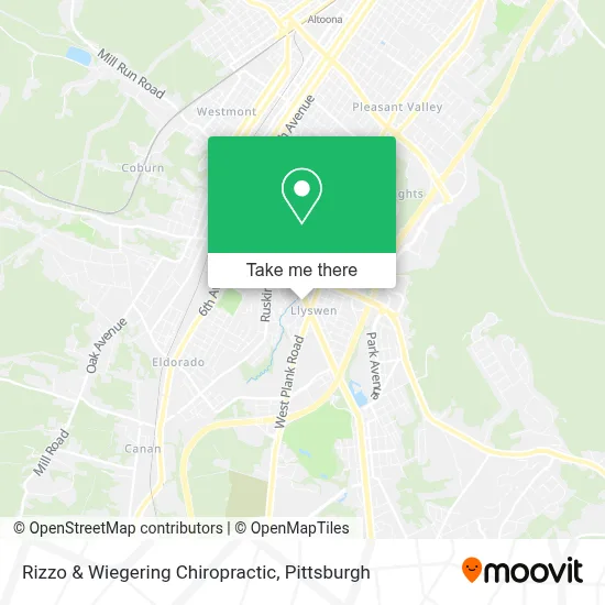 Rizzo & Wiegering Chiropractic map
