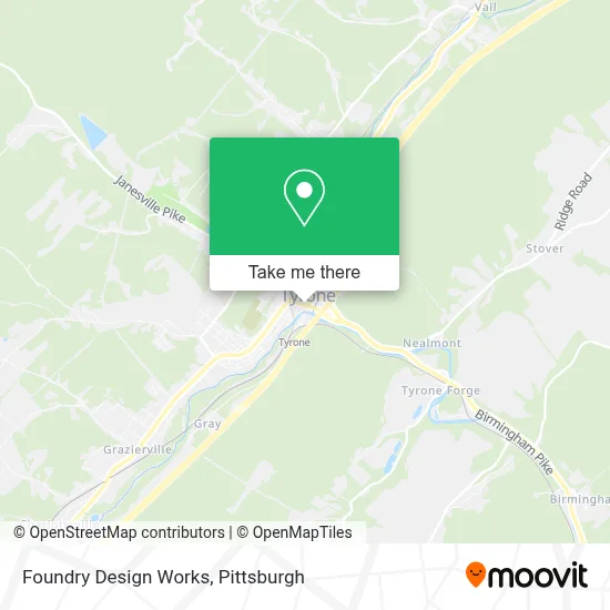 Foundry Design Works map