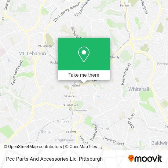 Pcc Parts And Accessories Llc map