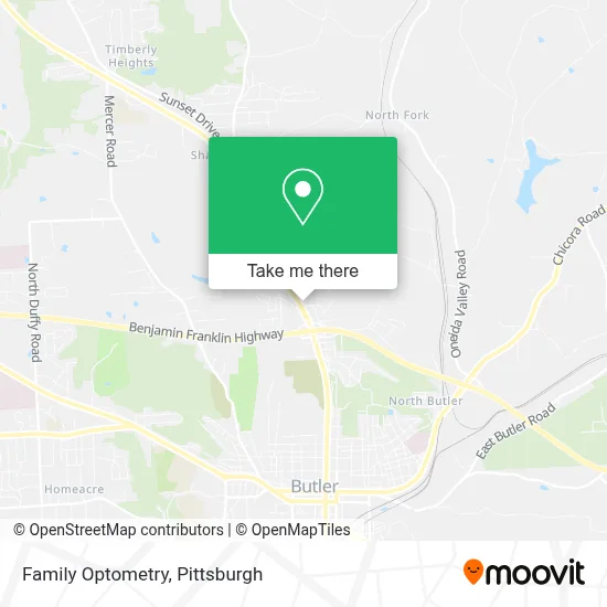 Family Optometry map