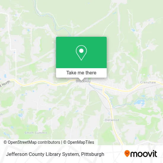 Jefferson County Library System map