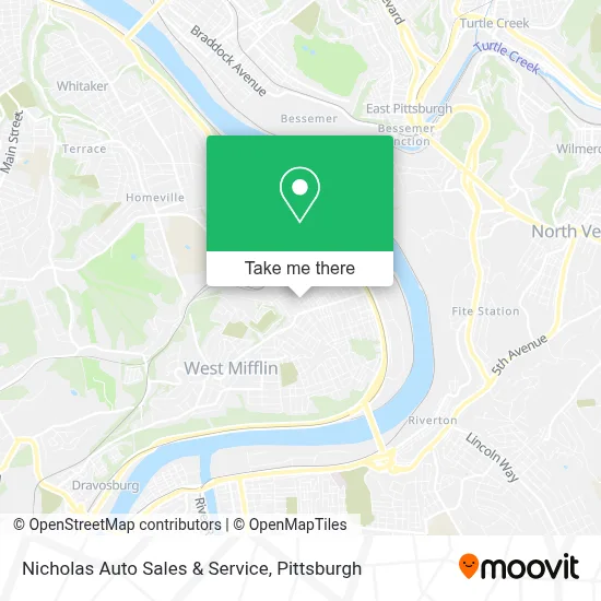 Nicholas Auto Sales & Service map