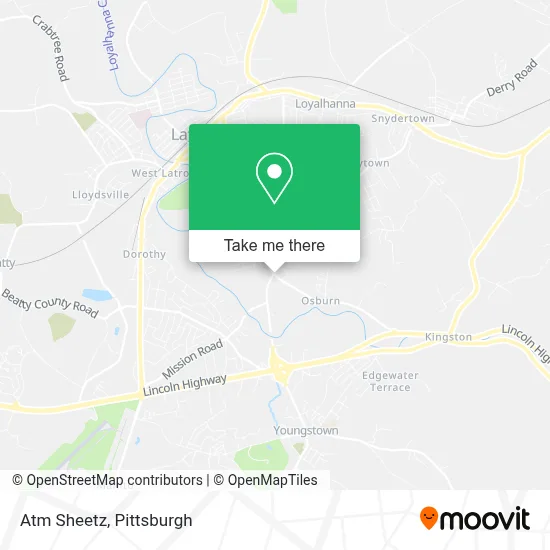 Atm Sheetz map