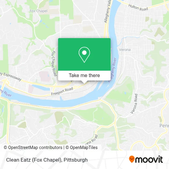 Clean Eatz (Fox Chapel) map