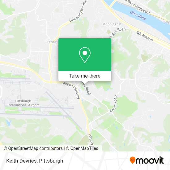 Keith Devries map