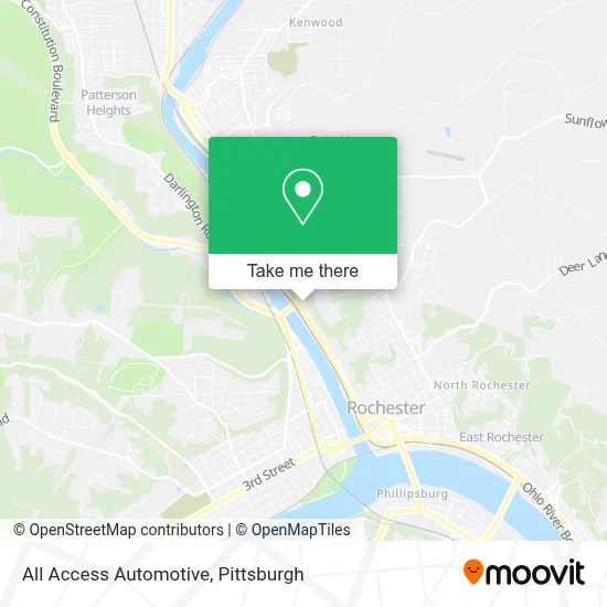 All Access Automotive map