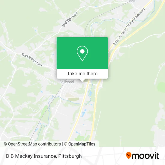 D B Mackey Insurance map
