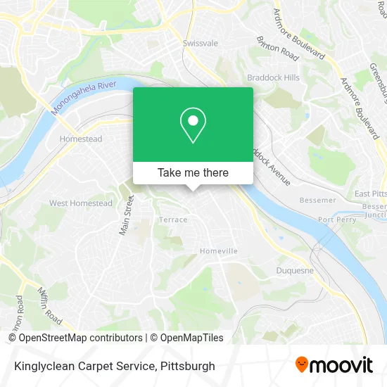 Kinglyclean Carpet Service map