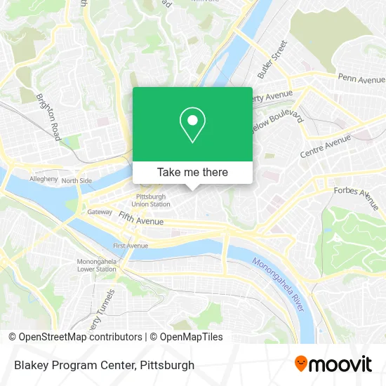 Blakey Program Center map