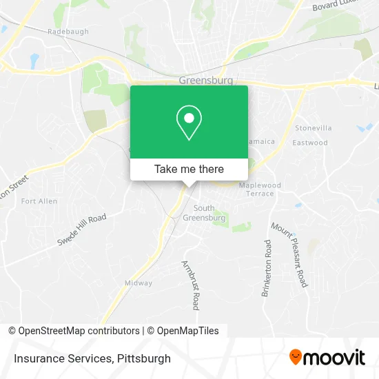 Insurance Services map