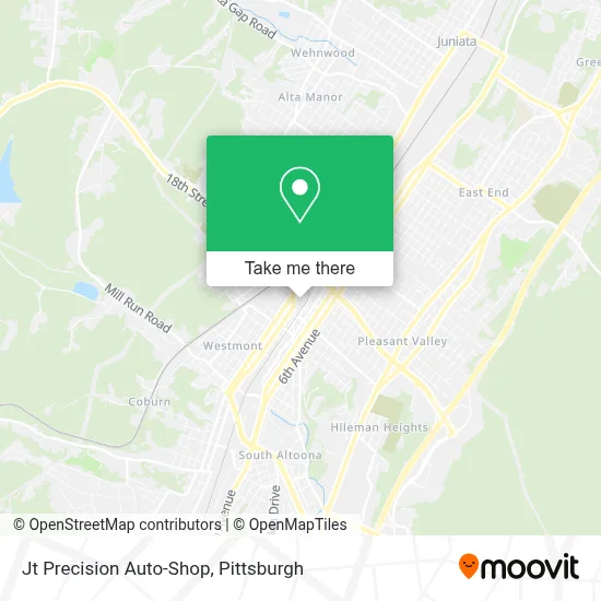 Jt Precision Auto-Shop map