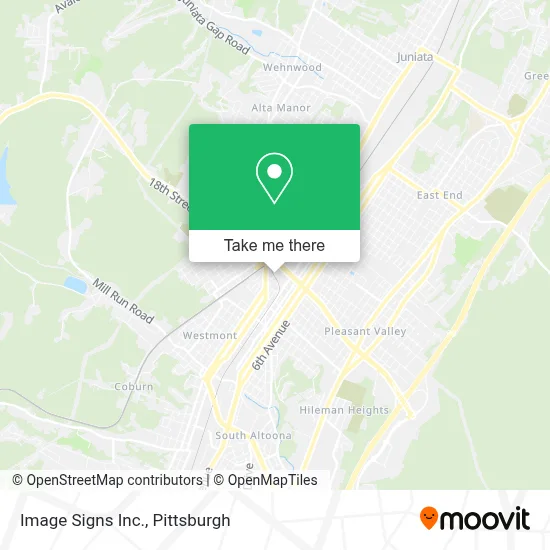 Image Signs Inc. map