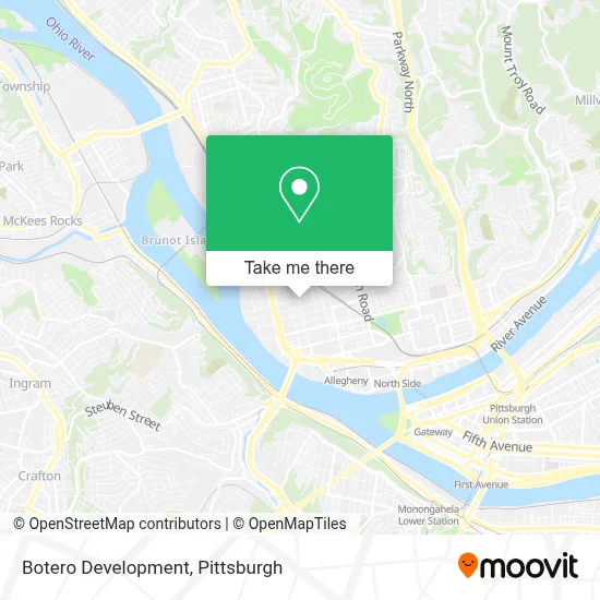 Botero Development map
