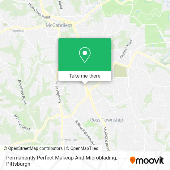 Permanently Perfect Makeup And Microblading map