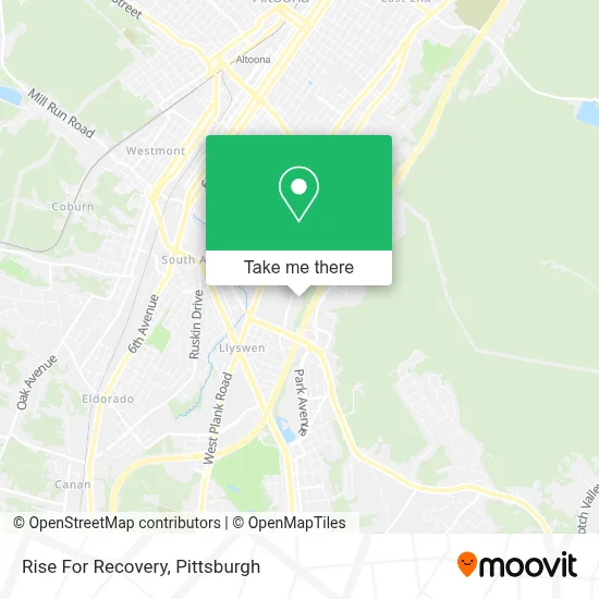Rise For Recovery map