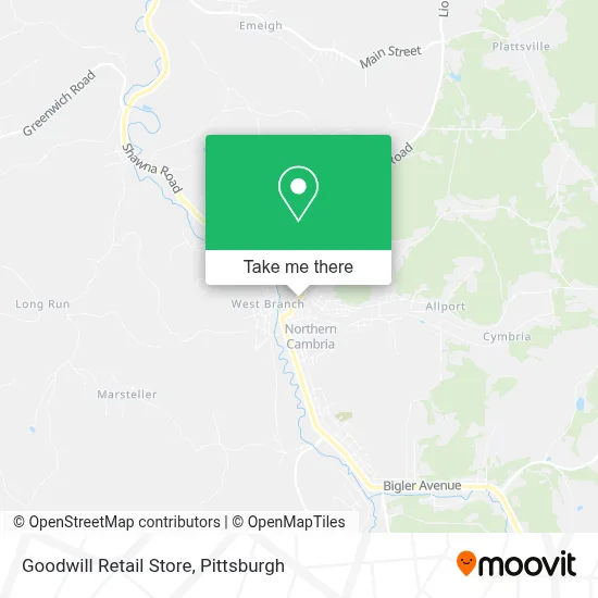 Goodwill Retail Store map