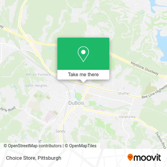 Choice Store map