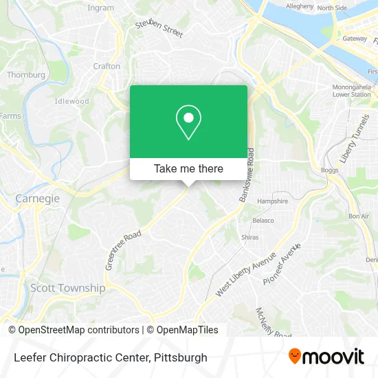 Leefer Chiropractic Center map