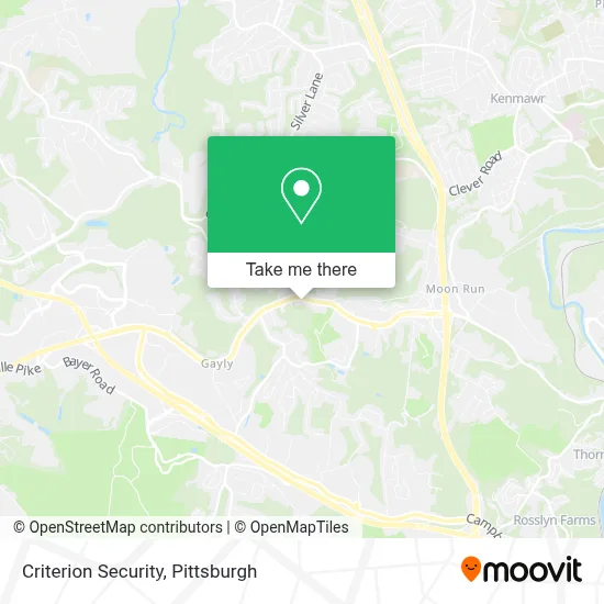 Criterion Security map