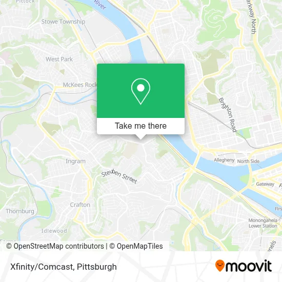 Xfinity/Comcast map