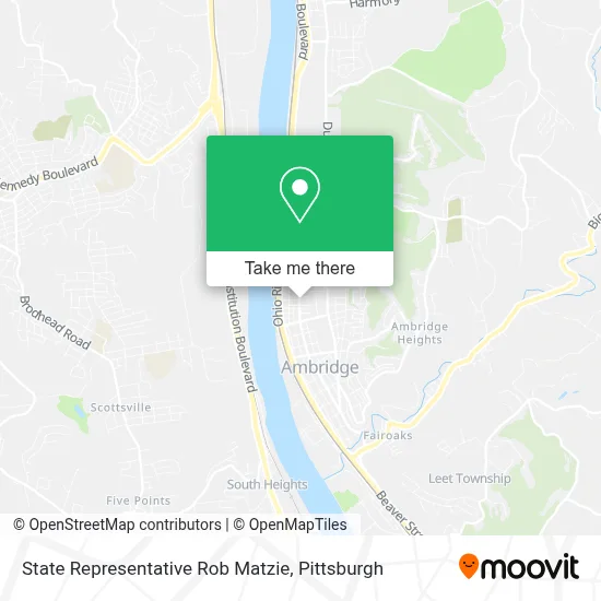 State Representative Rob Matzie map