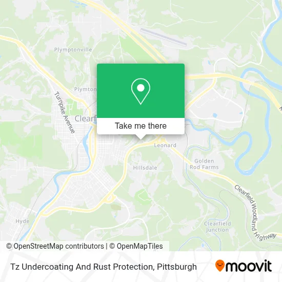 Tz Undercoating And Rust Protection map