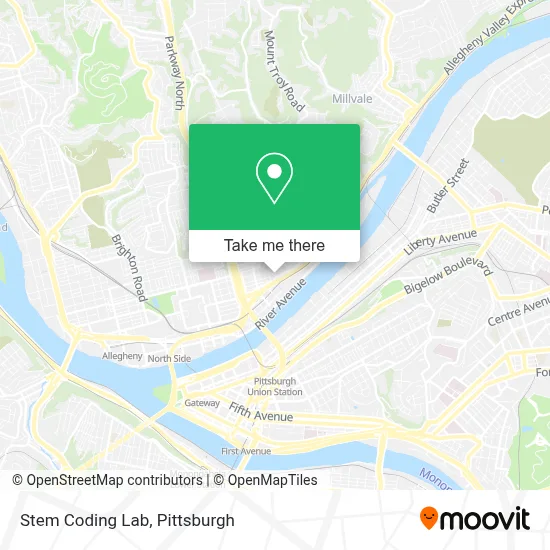 Stem Coding Lab map