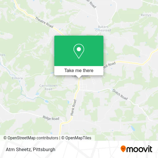Atm Sheetz map